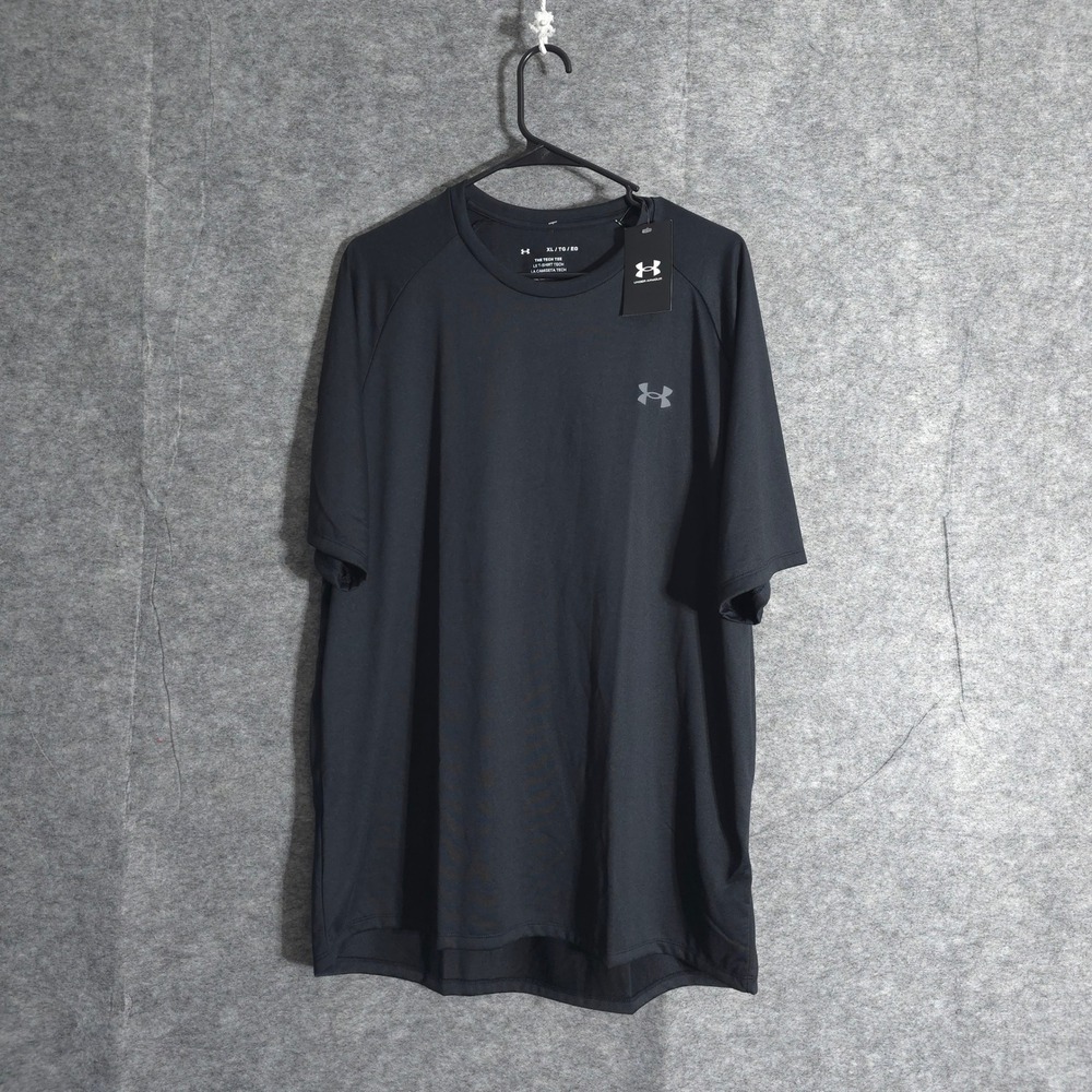 Under‎ Armour UA Tech 2.0 SS Tee Men's XL Extra Large Black T-Shirt NWT Sports